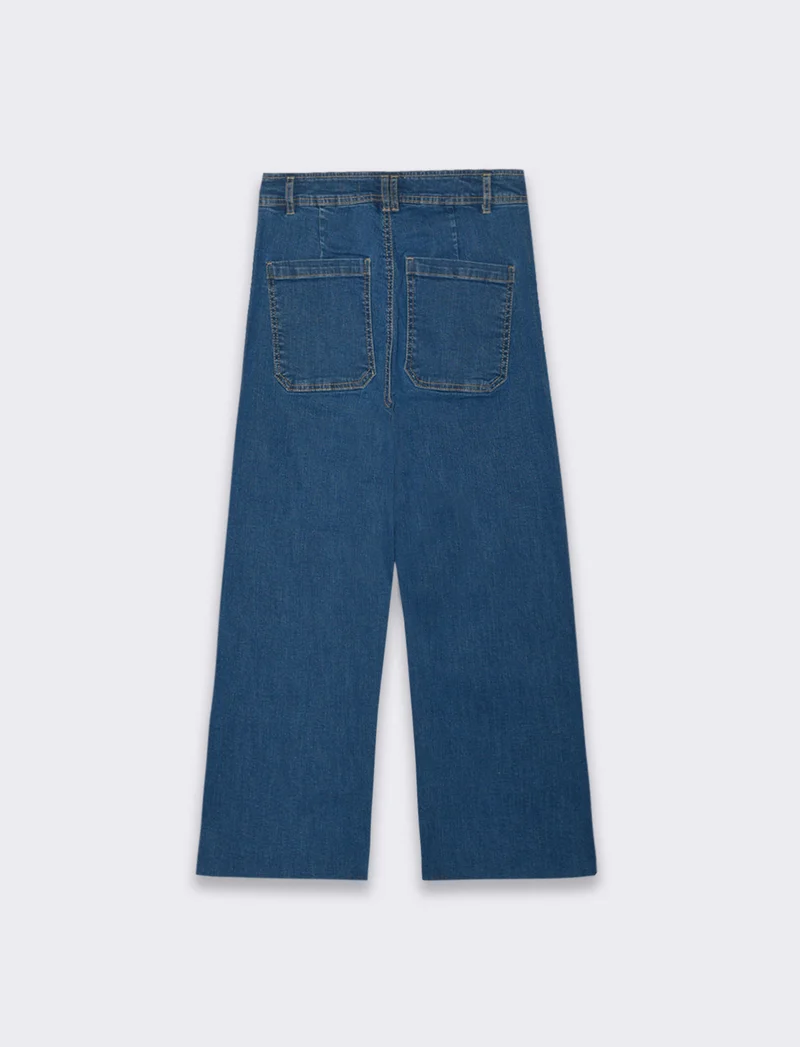 Jeans alla caviglia da donna - Denim
