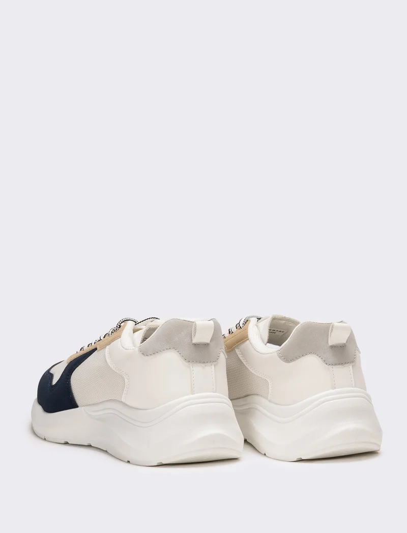 Sneakers casual da uomo - Bianco