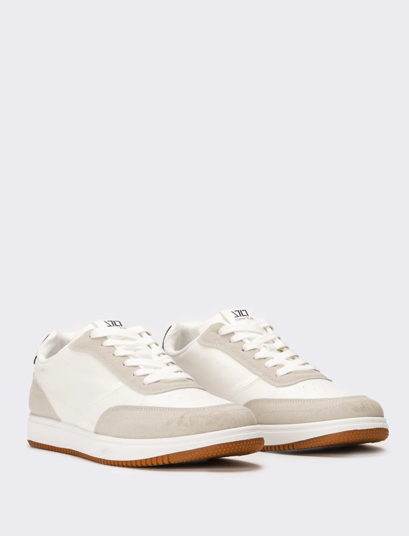 Sneakers in tessuto da uomo - Bianco