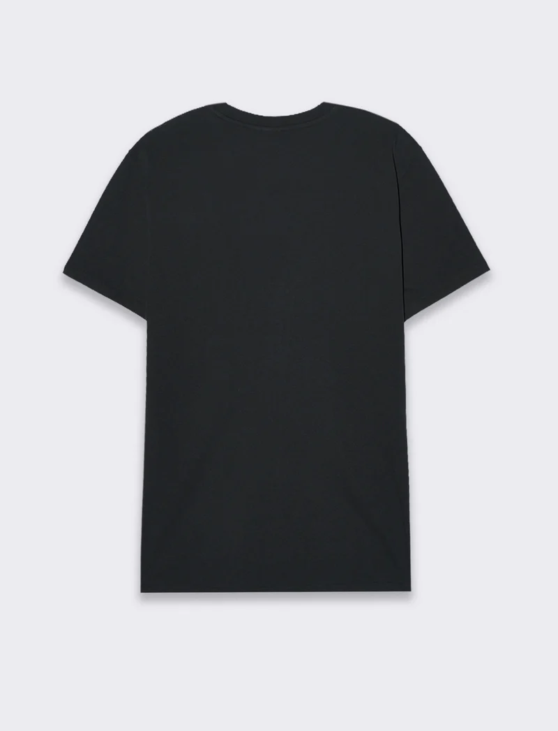 T-shirt stampa marvel da uomo - Nero