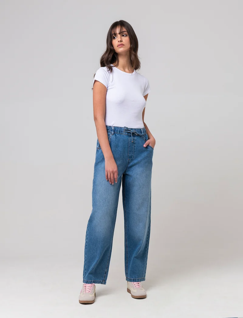 Jogger denim da donna - Denim