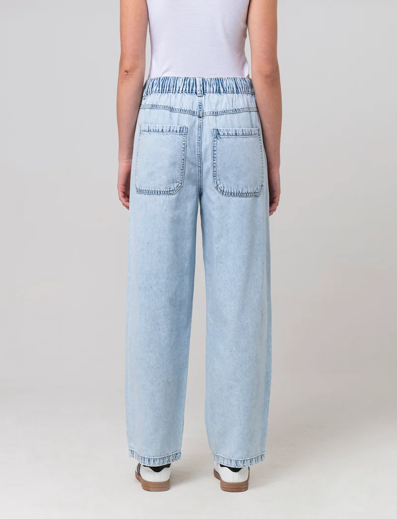 Jogger denim da donna - Denim chiaro