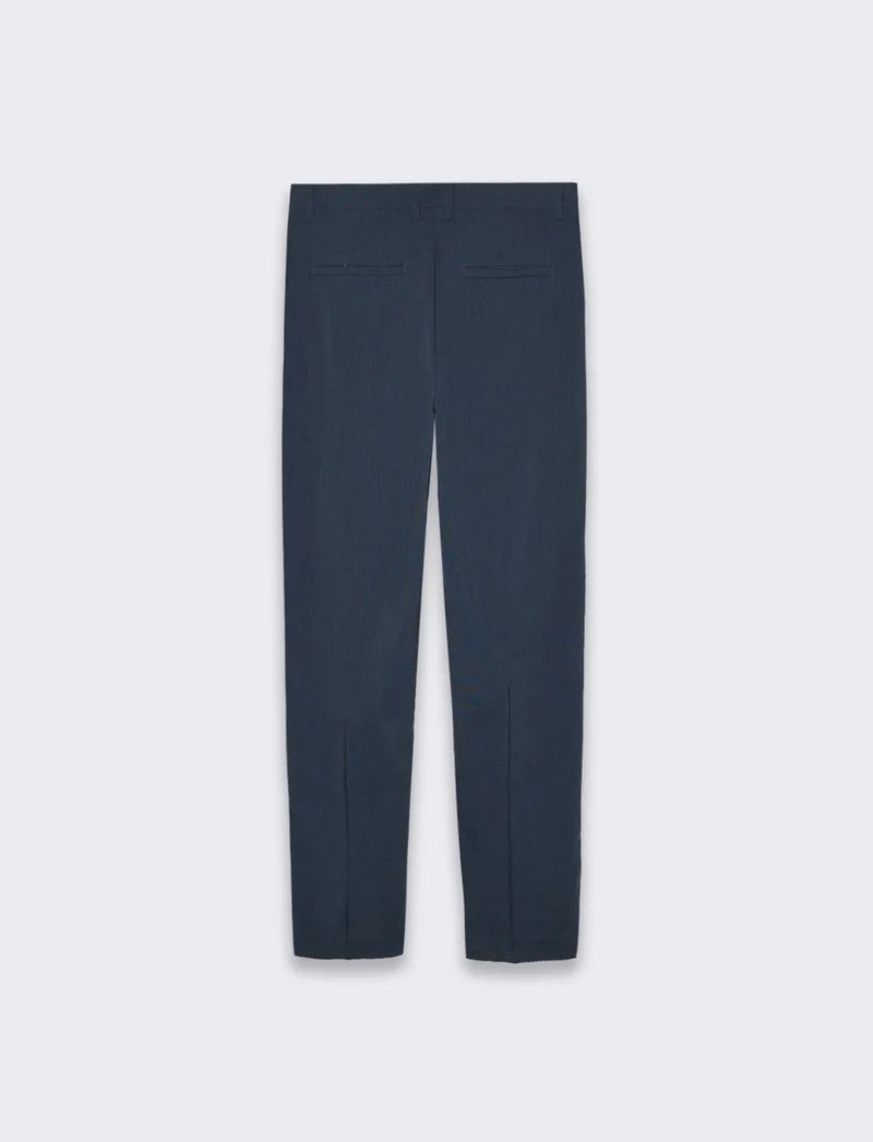 Pantaloni chino straight fit da uomo - Blu
