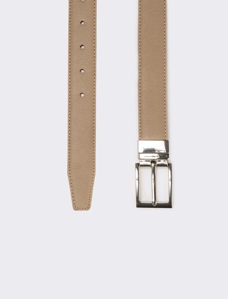 Cintura uomo attacco rapido - Beige-moro