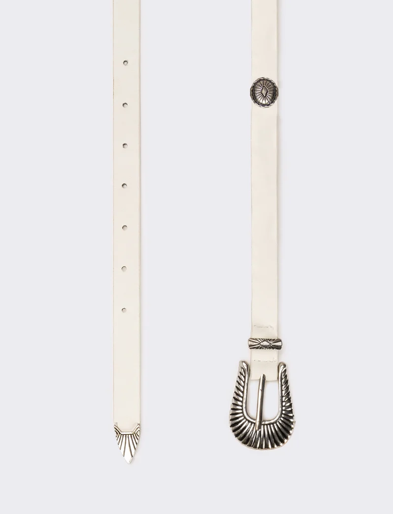Cintura donna country - Bianco