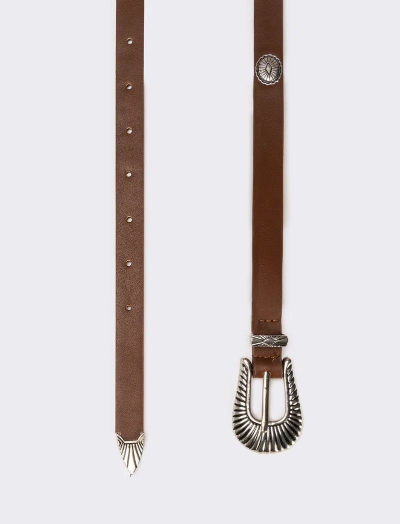 Cintura donna country - Marrone