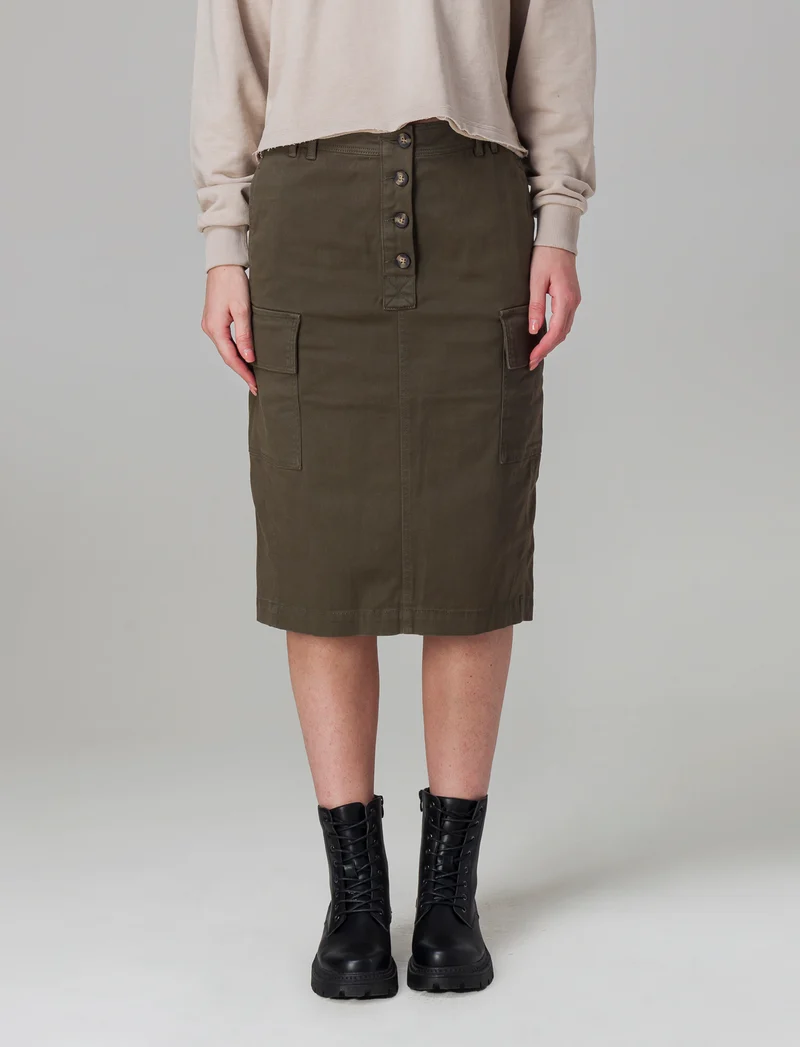 Gonna longuette con tasche da donna - Ve.milit.