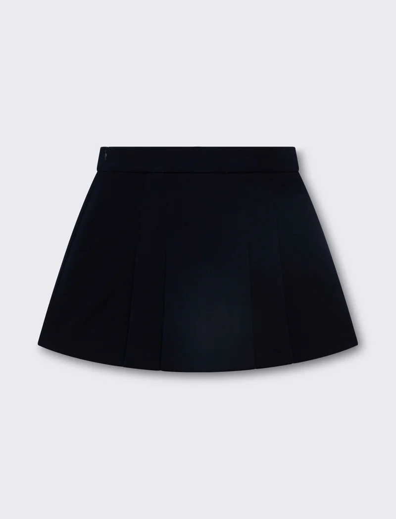 Gonna con pantaloncino da donna - Blu