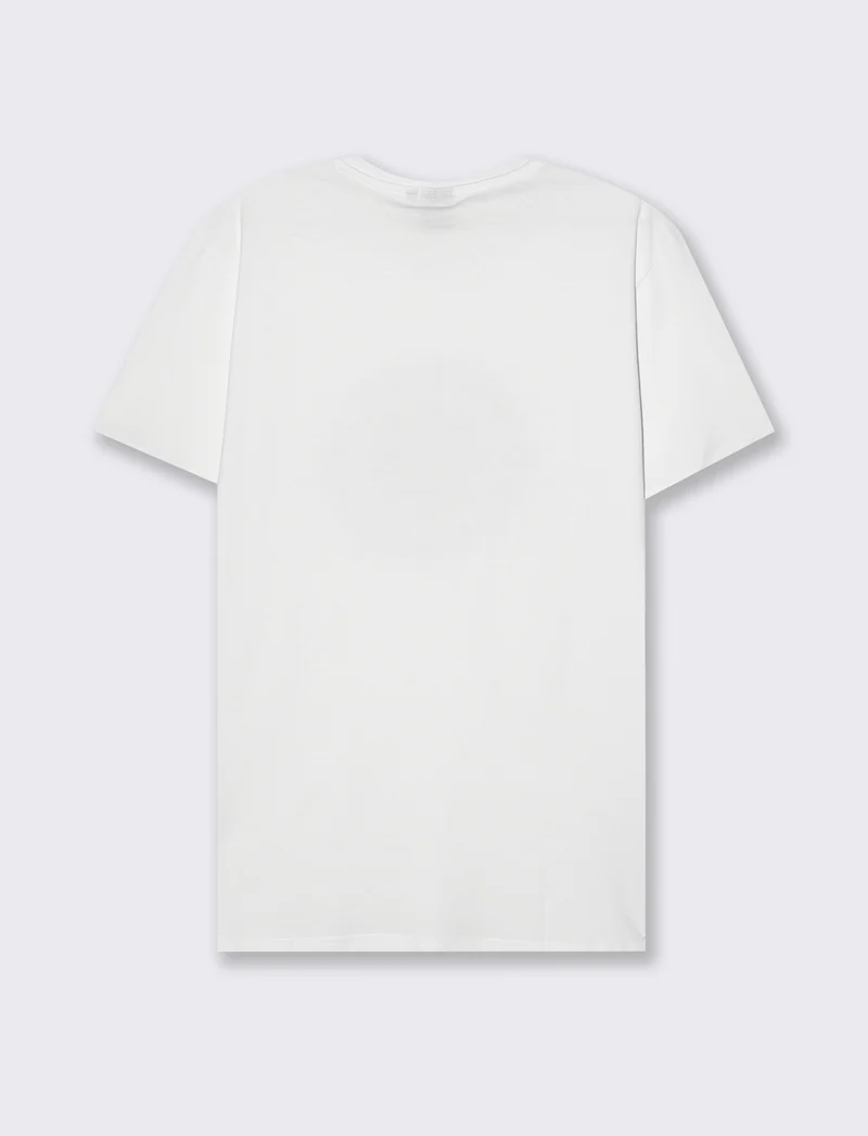 T-shirt stampa red hot chili peppers da uomo - Bianco