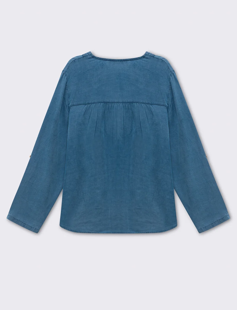Casacca manica lunga da donna - Denim