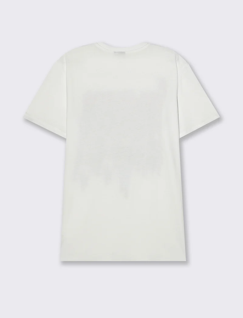 T-shirt stampa dylan dog da uomo - Bianco