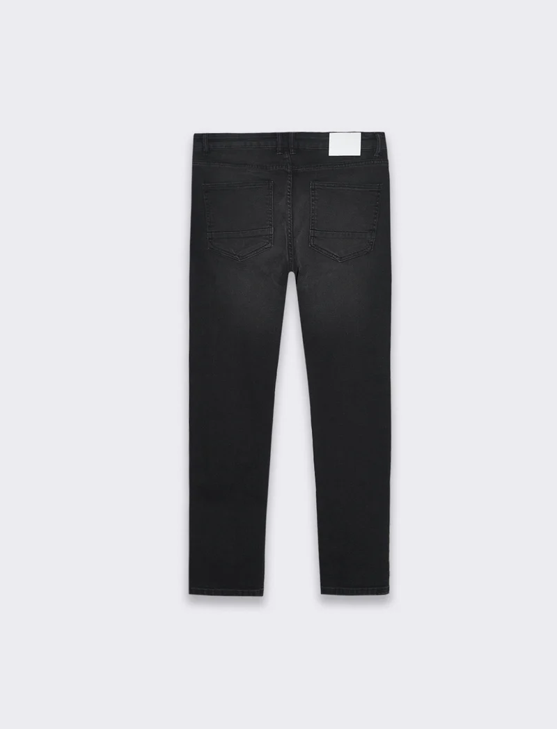Jeans skinny fit nero da uomo - Nero