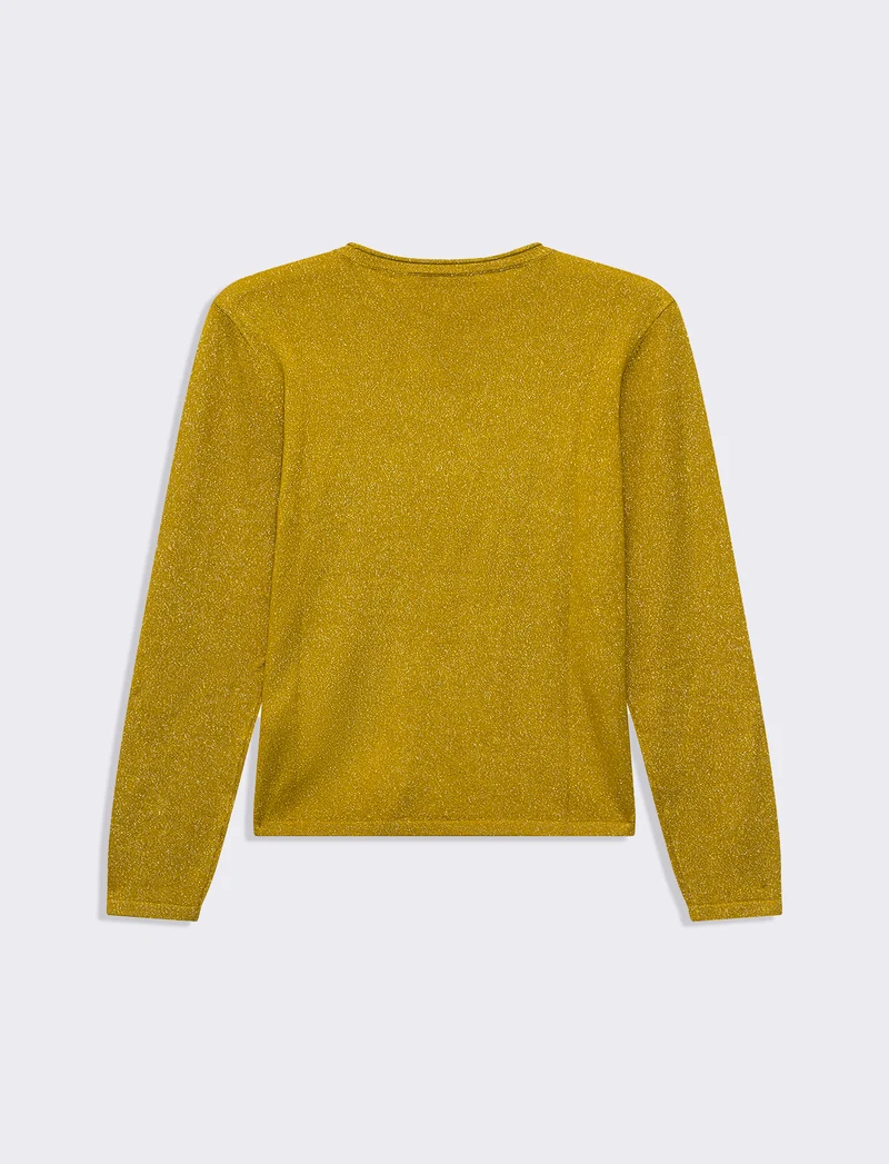 Maglia manica lunga da donna - Mostarda
