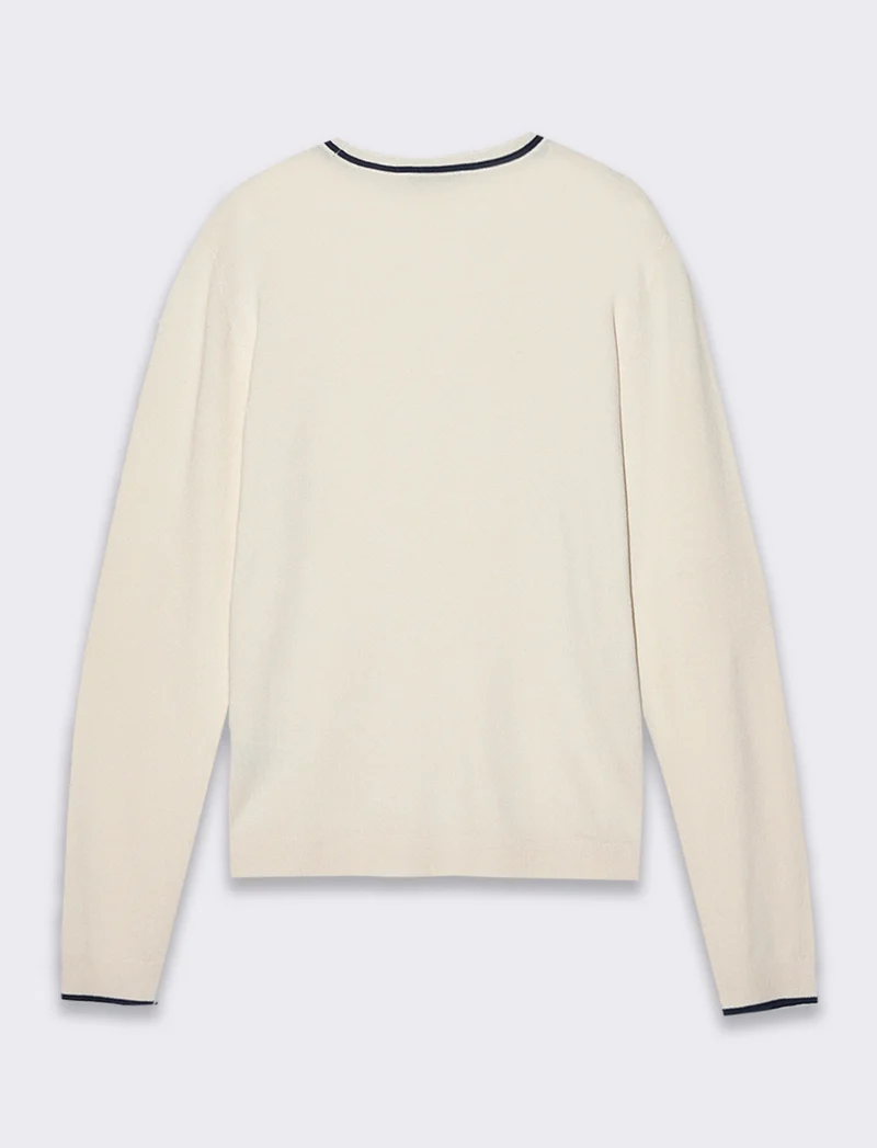 Maglia manica lunga da donna - Avorio