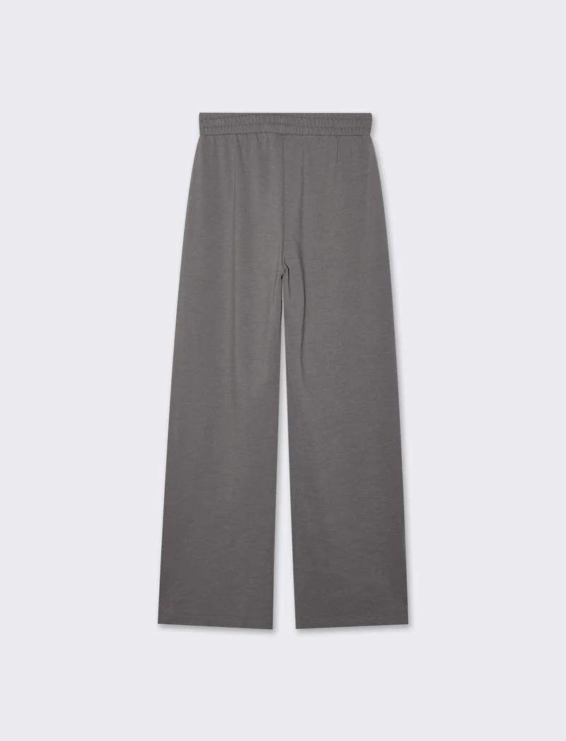 Jogger basico flare da donna - Grigio piombo