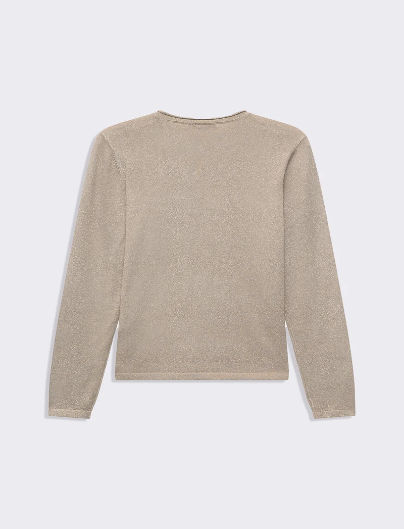 Maglia manica lunga da donna - Sabbia