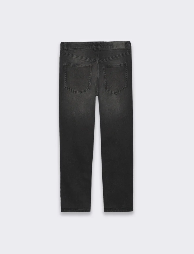 Jeans mom fit da donna - Nero