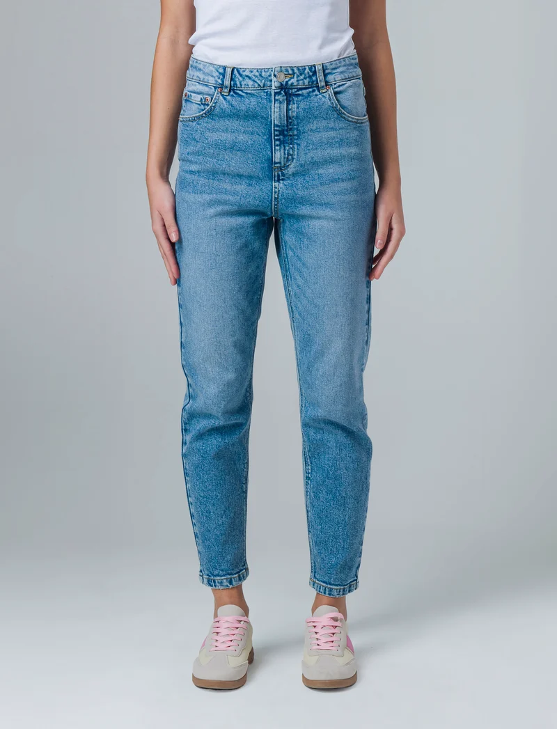 Jeans mom fit da donna - Denim