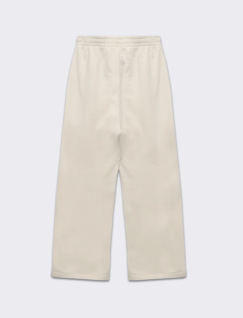 Jogger basico flare da donna - Avorio