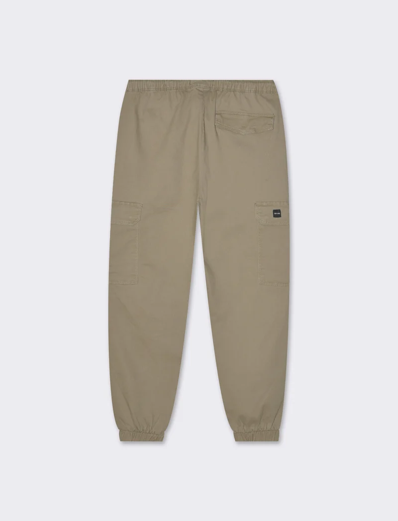 Pantaloni cargo slim fit da uomo - Grigio tortora