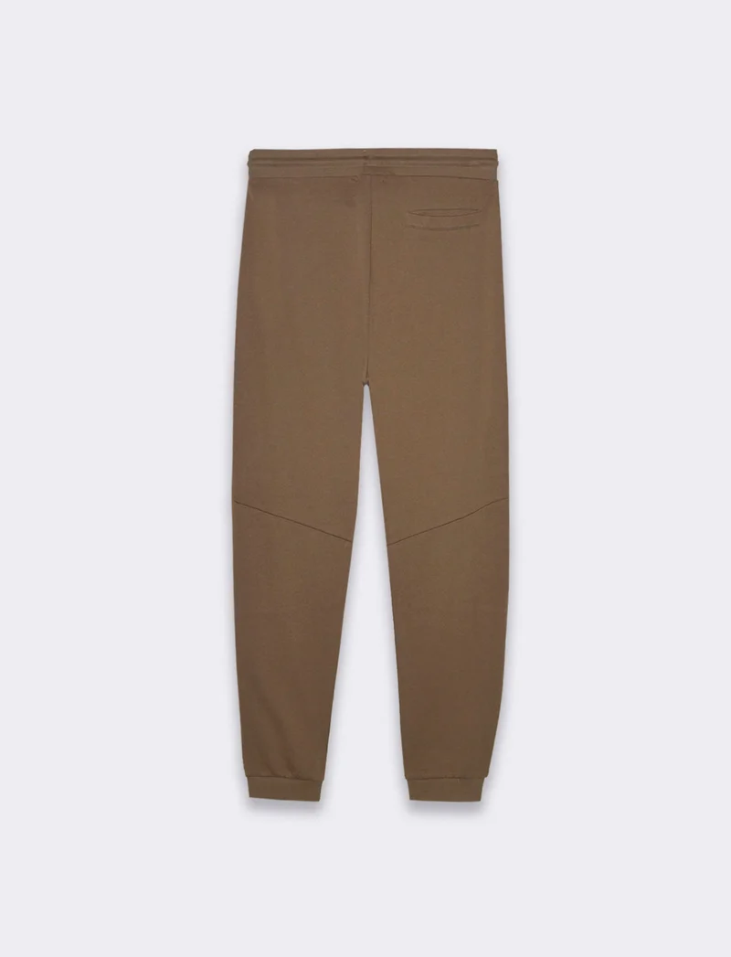 Pantaloni jogger in felpa da uomo - Verde kaki