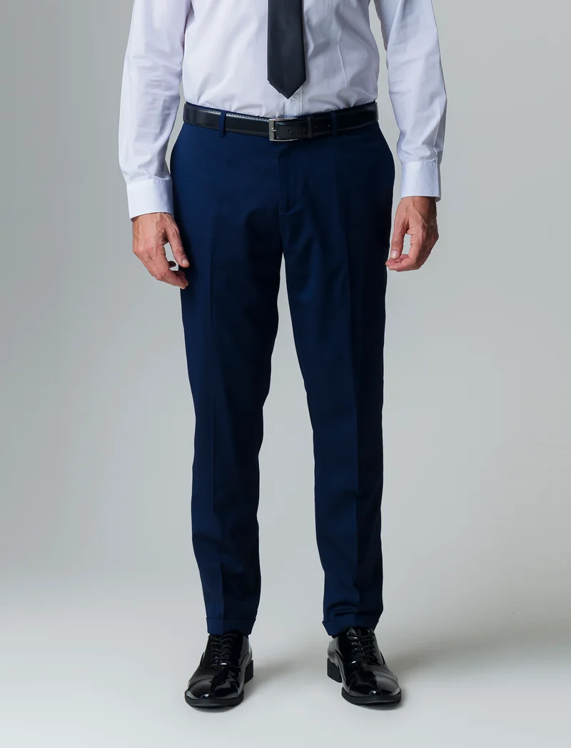 Pantaloni struttura operata da completo da uomo - Blu