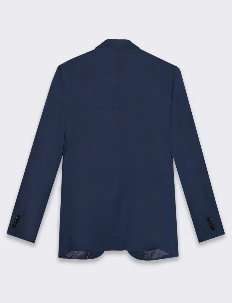 Blazer struttura operata da completo da uomo - Blu