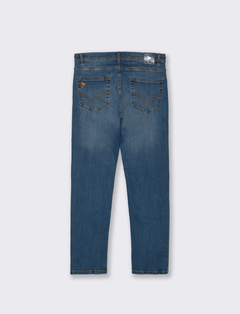 Jeans chino regular fit da uomo - Denim