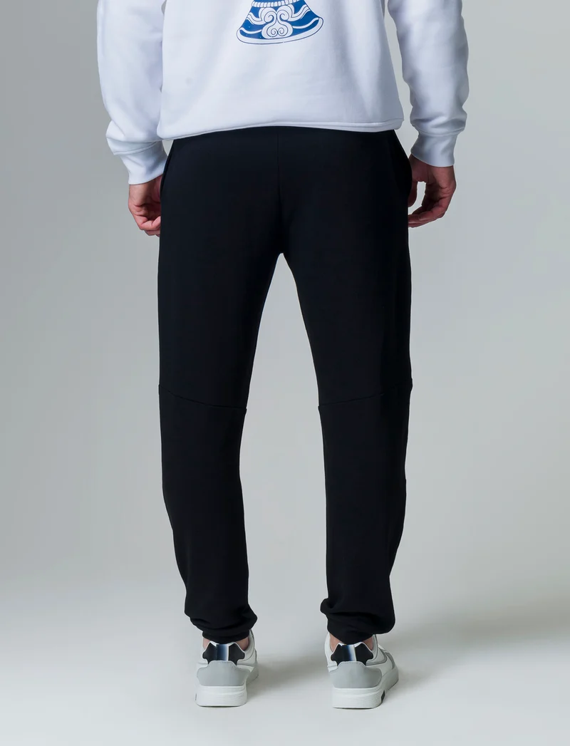 Pantaloni jogger in felpa da uomo - Nero