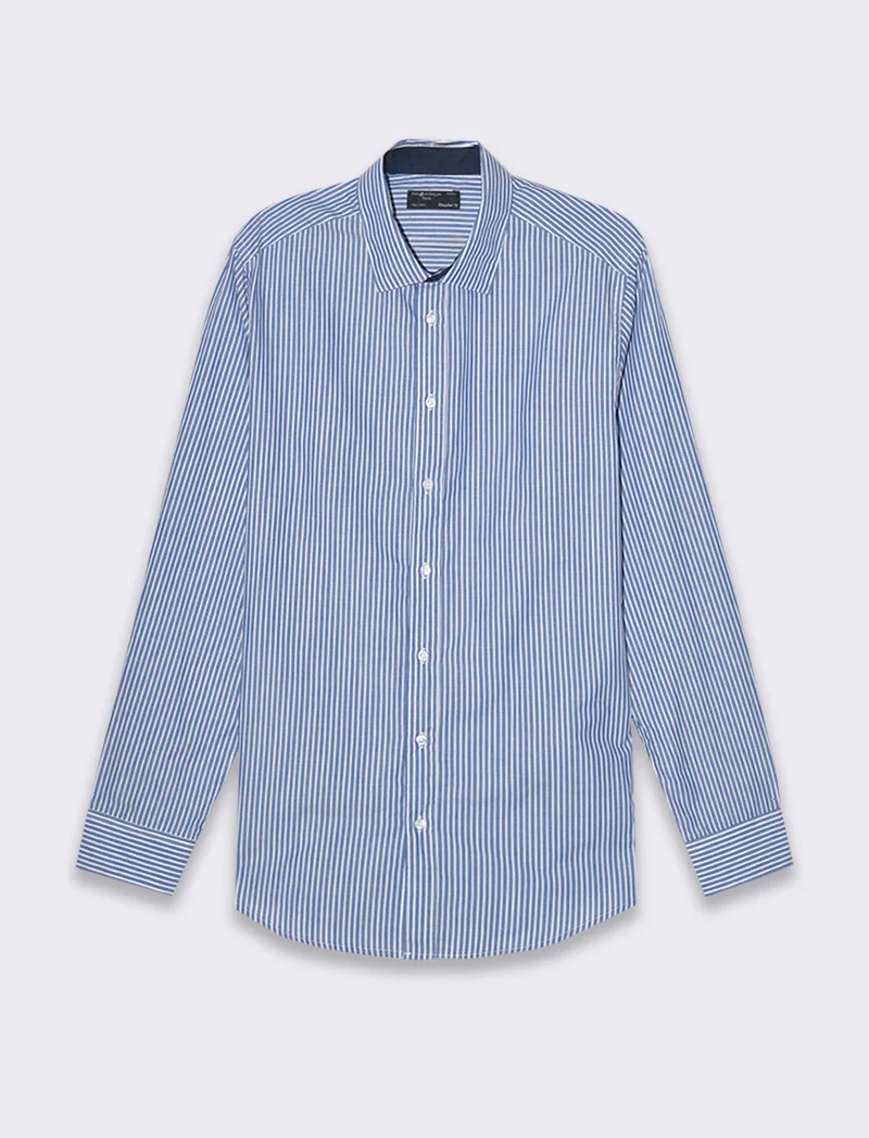 Camicia regular fit easy iron unita ed a fantasia da uomo - Avion