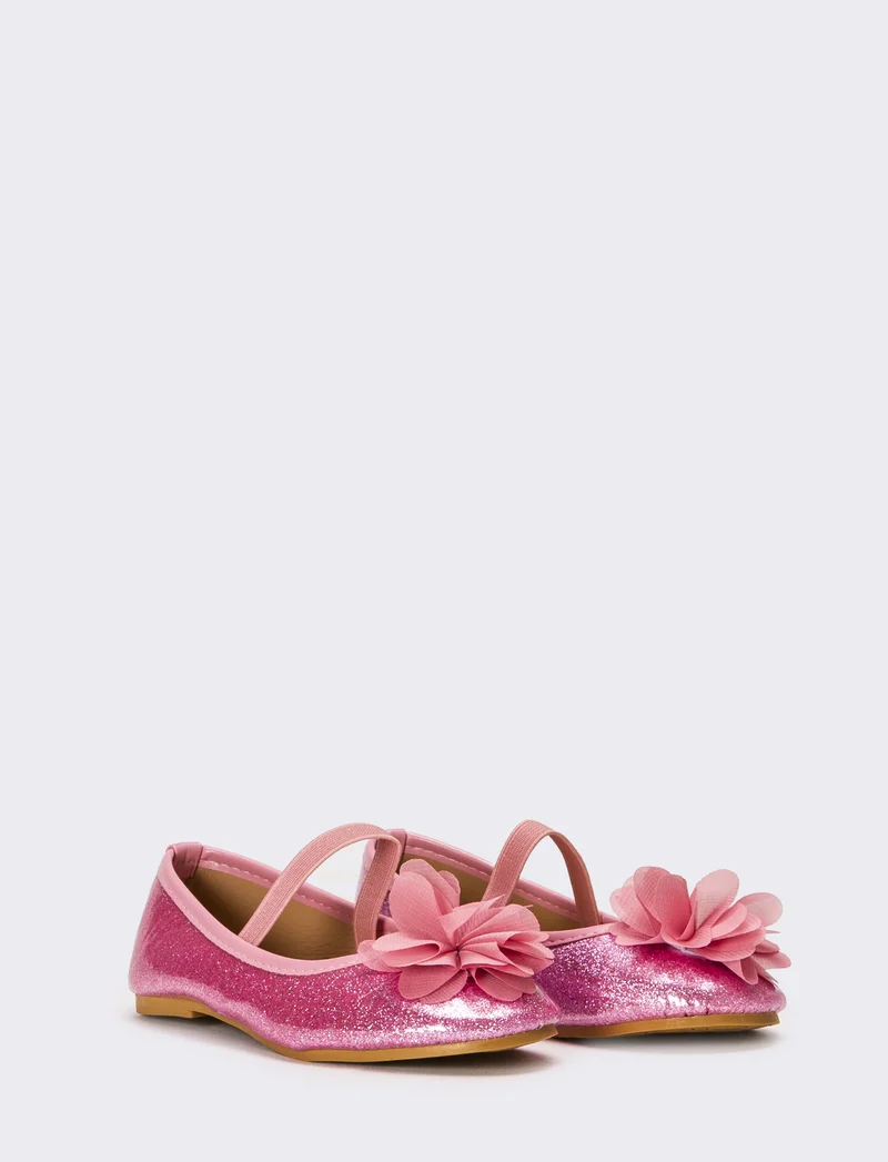 Ballerina da bambina con fiore - Rosa