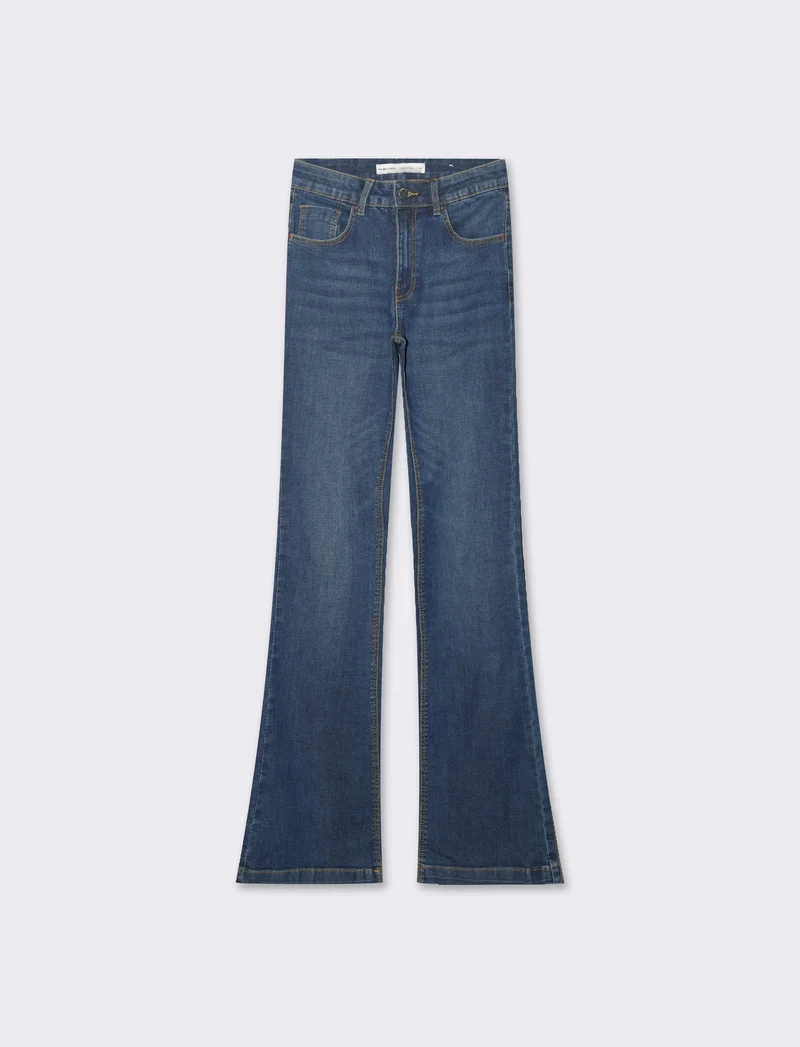Denim bootcut da donna - DENIM SCURO