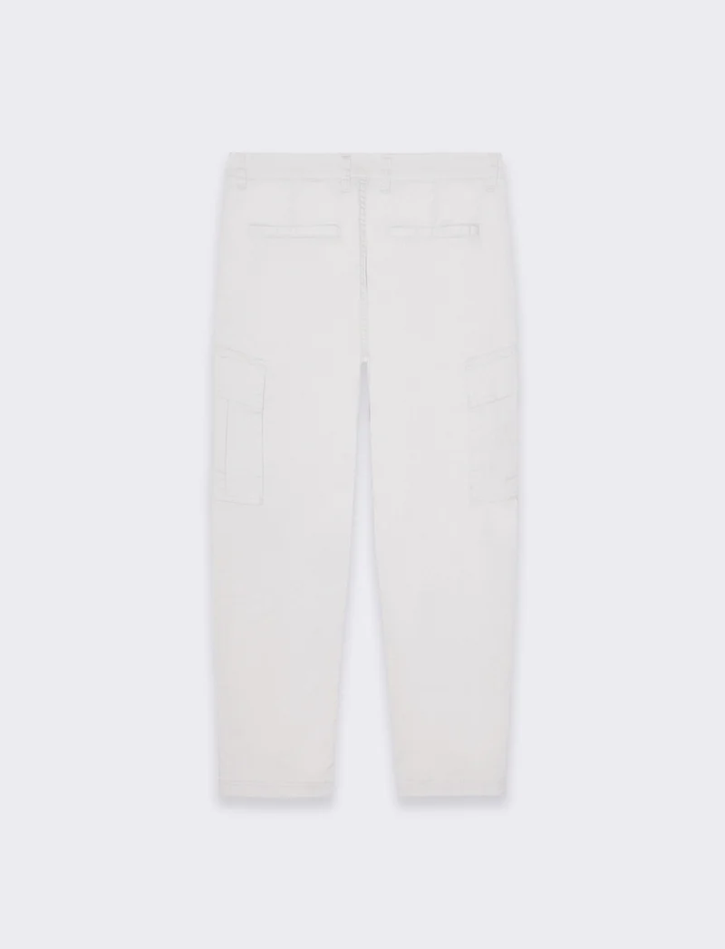 Pantaloni relaxed cargo fit da uomo - Grigio ghiaccio