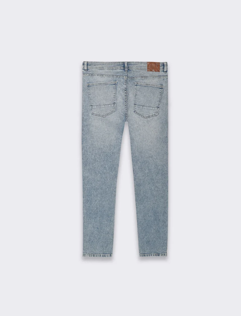 Jeans skinny fit blu chiaro da uomo - Denim chiaro