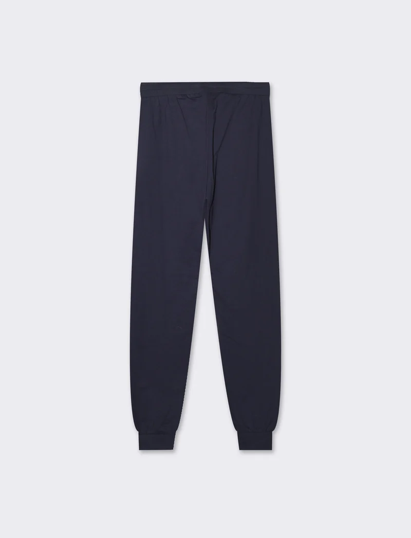 Jogger basico con tasche verticali da donna - Blu