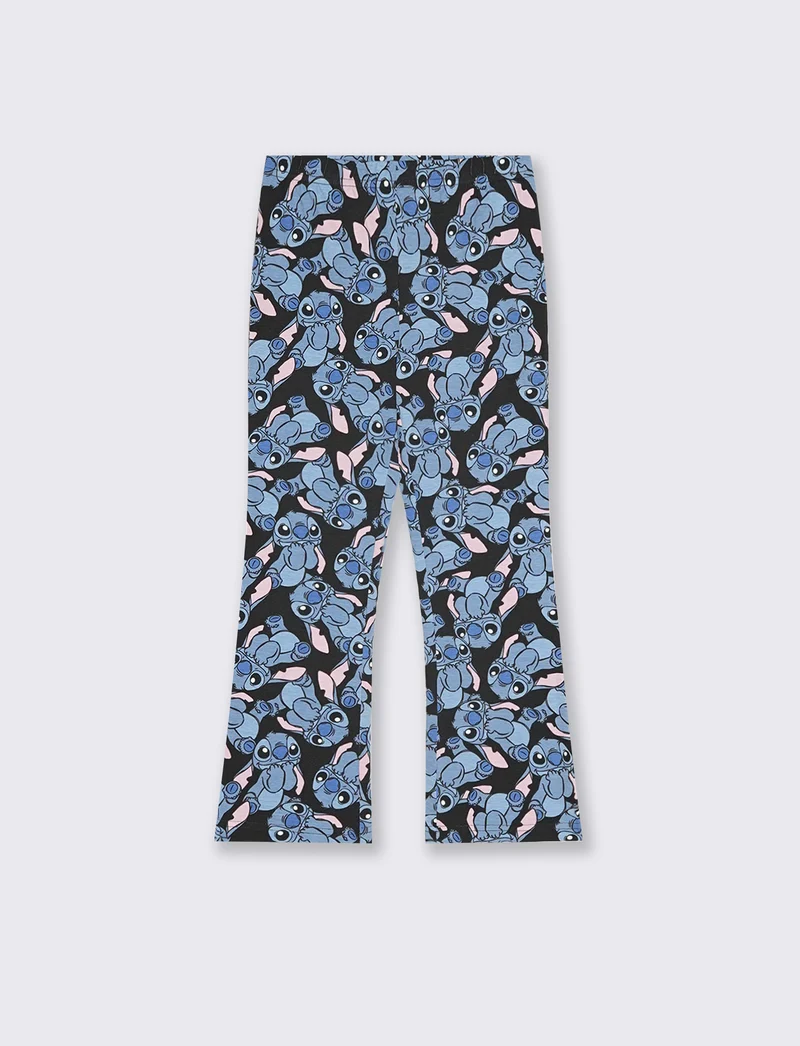 Leggings Stitch modello a zampa - Fantasia