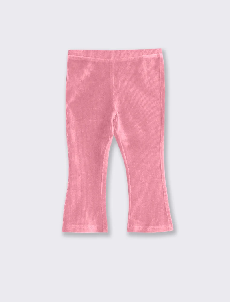 Leggings in velluto - Rosa cipolla