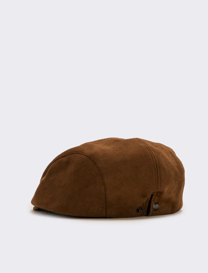 Coppola uomo in suede - Marrone