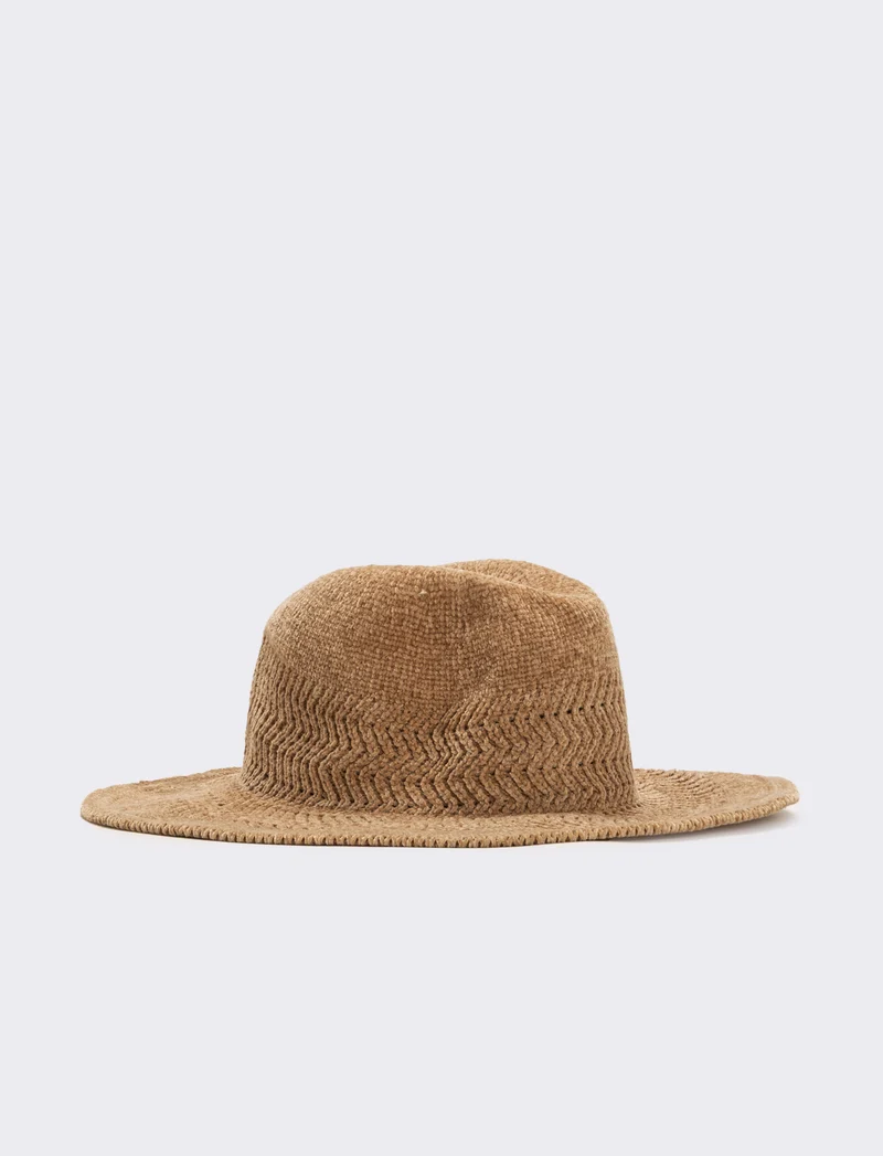 Cappelli cowboy in ciniglia traforato - Beige