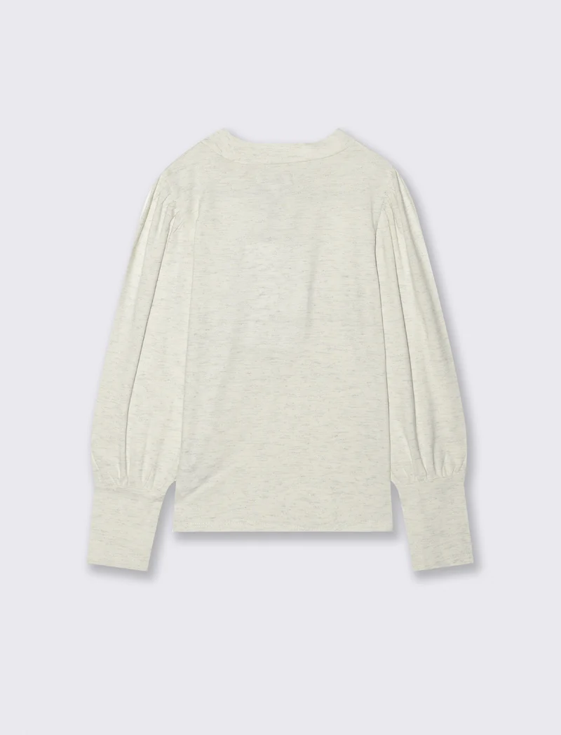Maglietta manica lunga - Bianco sporco