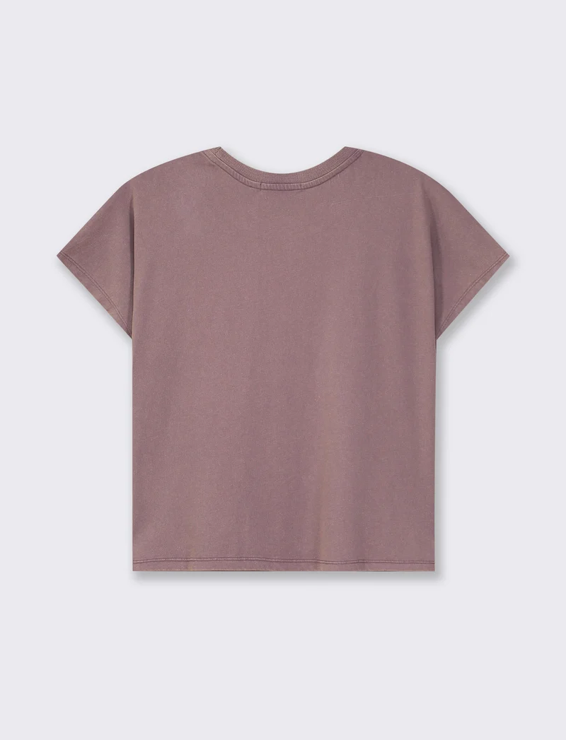 T- shirt mezza manica in jersey da donna - Lampone