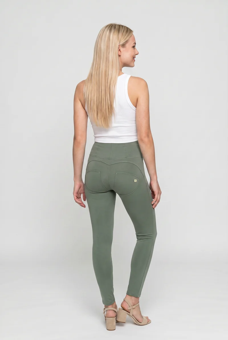 WR.UP Push-Up High Waist Skinny 7/8 Pants - Iceberg Green