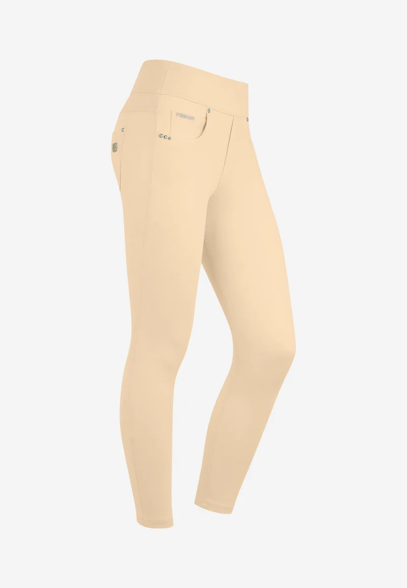 N.O.W. Yoga Mid Waist Skinny 7/8 Pants - Irish Cream