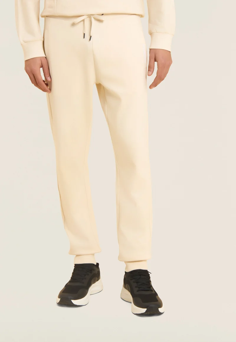 Cotton athletic trousers with back pocket - White Swan