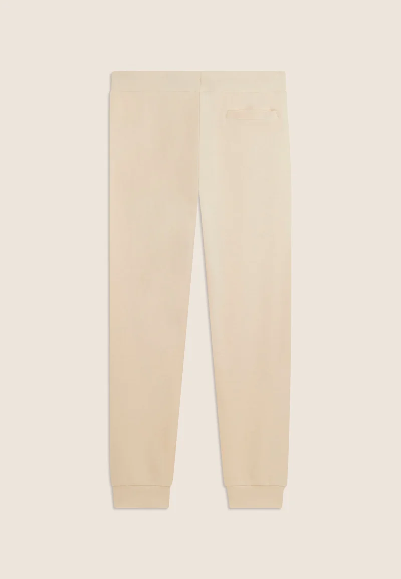 Cotton athletic trousers with back pocket - White Swan