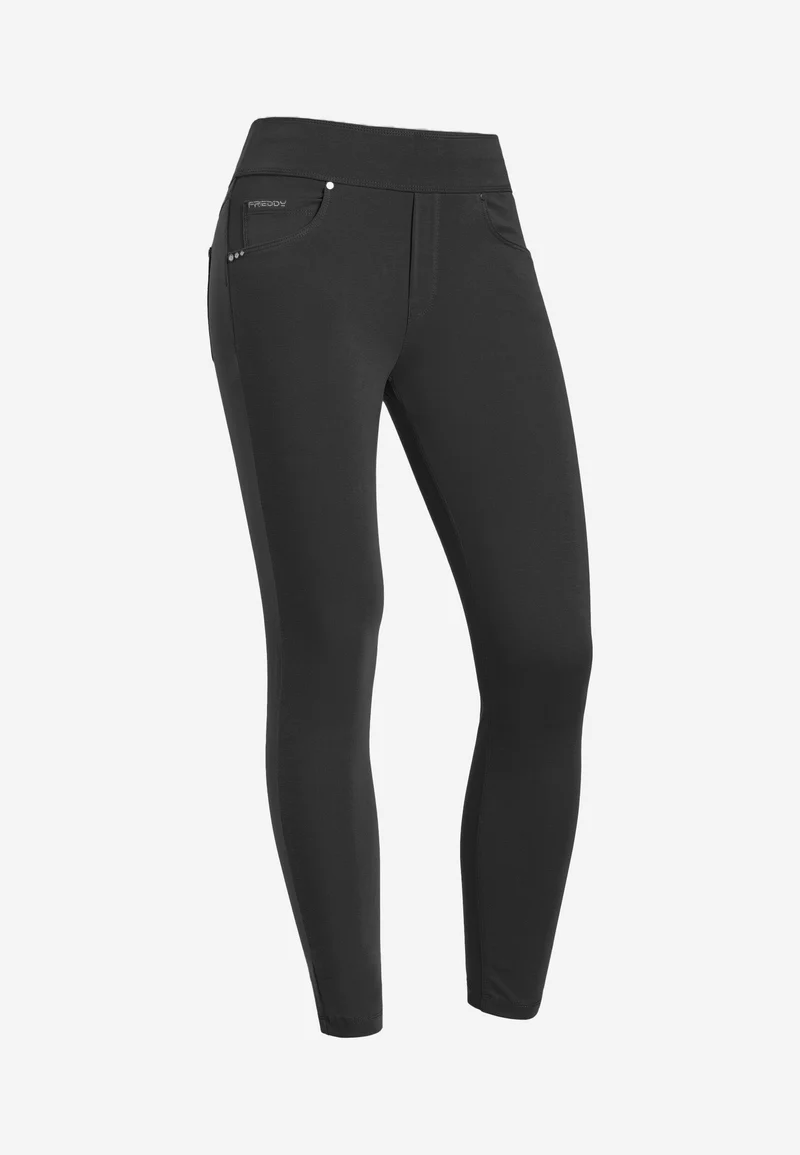 N.O.W. Yoga Mid Waist Skinny 7/8 Pants - Black