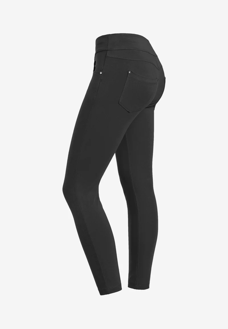 N.O.W. Yoga Mid Waist Skinny 7/8 Pants - Black
