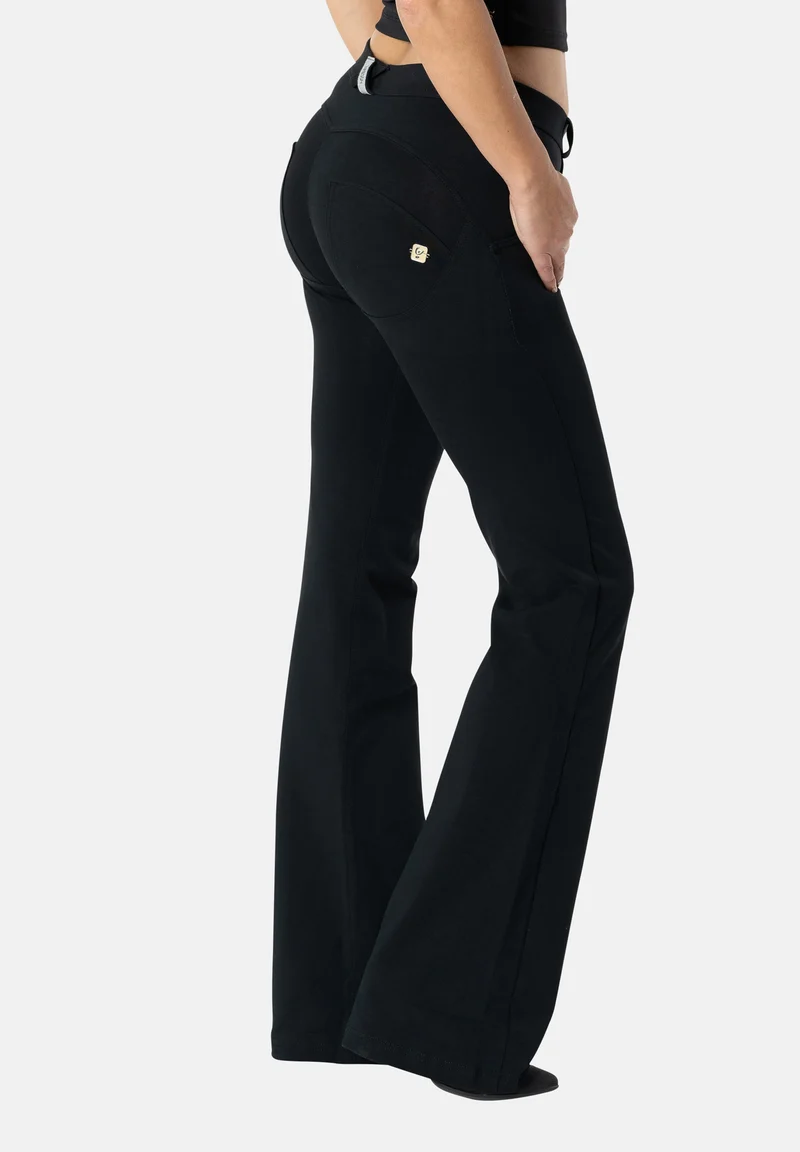 WR.UP Push-Up Regular Waist Flare Pants - Black