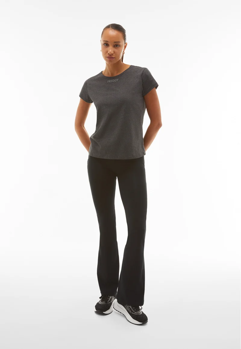 WR.UP Push-Up Regular Waist Flare Pants - Black