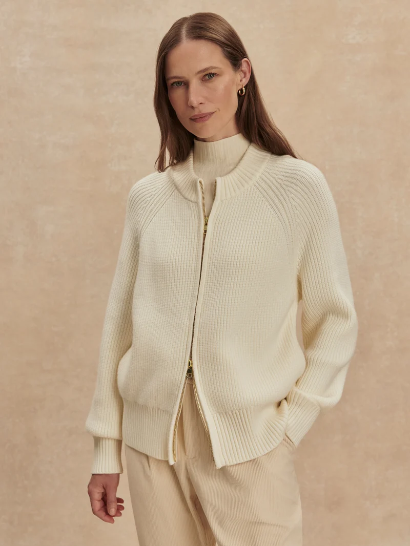 Milo Zip Through Knit Jacket